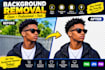 professionally remove background from images