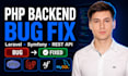 fix PHP laravel symfony backend bugs and rest API issues