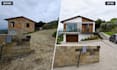 create a realistic exterior renovation rendering from your photo