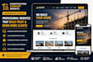 build construction company website wordpress design