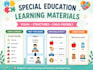 create special education learning materials, educational worksheets