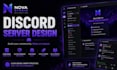 design and setup a professional discord server