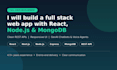build a full stack web app with react, node js and mongodb
