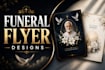 design professional funeral flyer