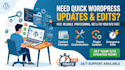 update or edit wordpress website quickly