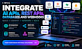 tegrate ai apis, rest apis, databases and webhooks