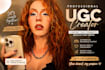 create authentic ugc videos in french or english for your brand