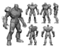 sculpt a custom 3dprintable action figure, character, or collectible