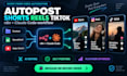 n8n social media auto post youtube reels claude code workflow ai video editing