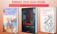 design a professional romance book cover