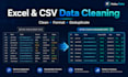 clean and format your excel or CSV data
