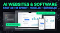 build your ai website and software in rapid sprint