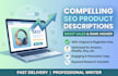 write compelling SEO product descriptions for your e commerce store