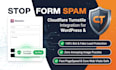 integrate cloudflare turnstile to stop wordpress and elementor form spam