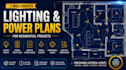 create lighting and power plans for residential projects