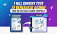 convert your ai generated design into an editable canva template