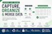 do data capturing, editing, sorting or merging