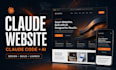 build claude ai website using claude code as claude  agent