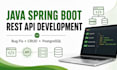 build or fix java spring boot rest apis