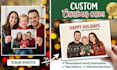 design custom christmas cards with personalized illustrations