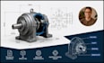 industrial machinery technical drawing, machine component cad manufacturing