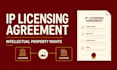 draft a professional intellectual property IP licensing agreement