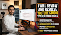 review and resolve youtube studio ypp rejection issues