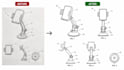make technical patent drawings and mechanical engineering illustrations vector