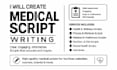 write a professional medical script for you