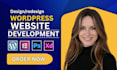 design and develop a responsive wordpress website with elementor