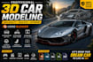 3d car modeling 3d car render low poly 3d car model 3d vehicle design blender