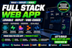 full stack web app deploy lovable, replit app, react, base44 app, supabase, aws