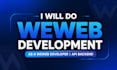 do weweb development as a weweb developer api backend