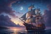 make a ship oil painting based on your ideas