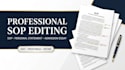professionally edit and proofread your sop or personal statement