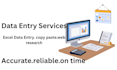 do data entry,copy paste and web reserch