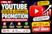 do organic youtube video promotion and channel monetization