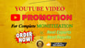 do organic youtube video promotion and channel monetization