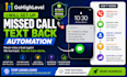 set up gohighlevel missed call text back automation
