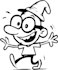 draw a cartoon character in a funny sketch