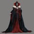 horror vampire lord queen character desing