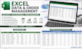 do excel data entry, data processing and order management