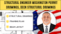 structural engineer washington permit drawings, deck structural drawings ohio