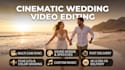 do cinematic wedding video editing and color grading