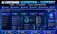 do ai customer support system, CRM saas platform and customer acquisition system