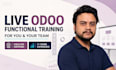 provide live odoo functional training for you and your team