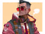 design anime character , cyberpunk character