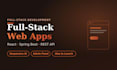 build your full stack web app with react and spring boot