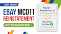 reinstate your mc011 ebay account