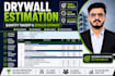 do professional drywall estimating, quantity takeoff and material takeoff